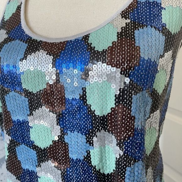 Fossil Sequin Racerback Tank, Large - Picture 4 of 13